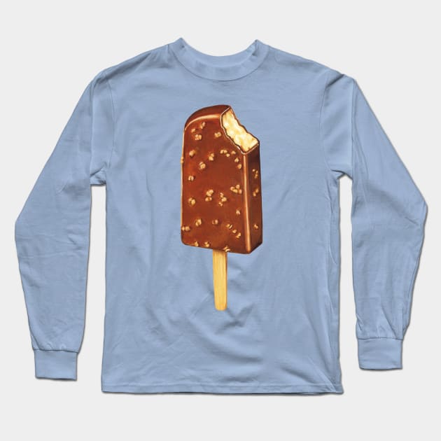 Ice Cream Novelties Crunch Pop Long Sleeve T-Shirt by KellyGilleran